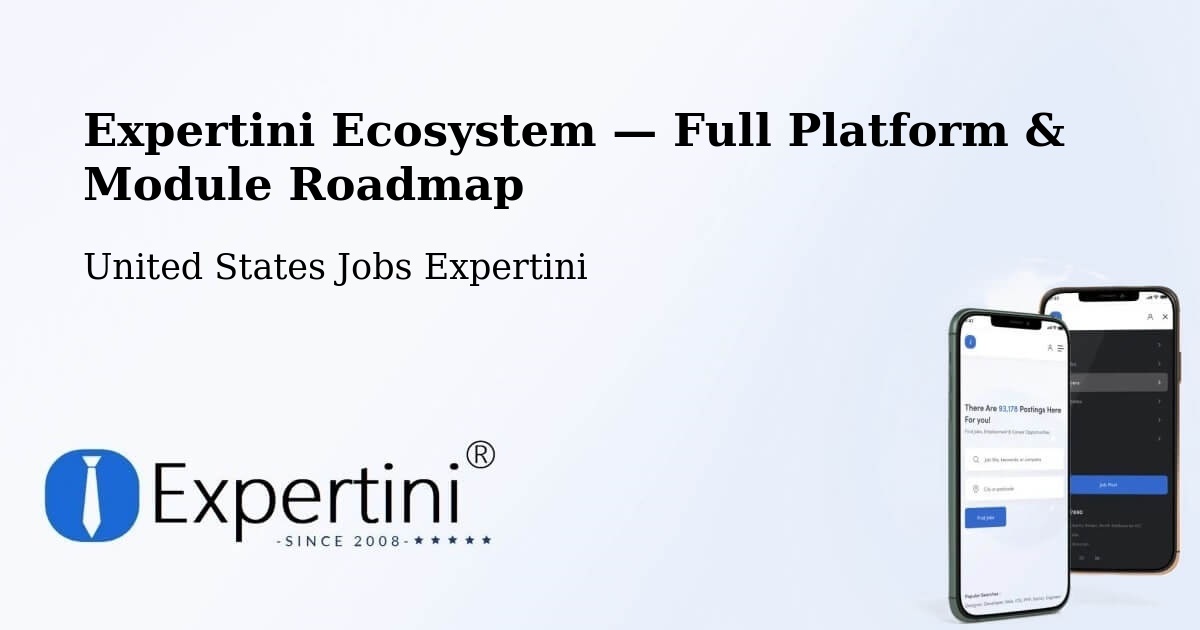 Expertini Ecosystem — Full Platform & Module Roadmap – Dunn